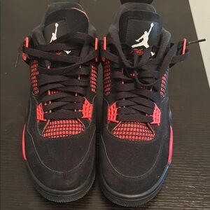 Air Jordan Black and Red Sneakers